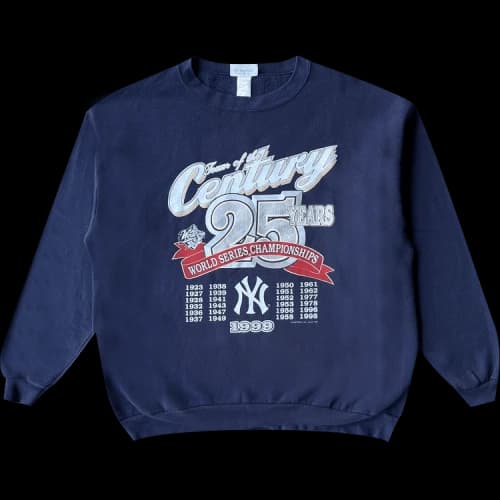 Sports 1999 New York Yankees Championship Sweatshirt 'Blue'