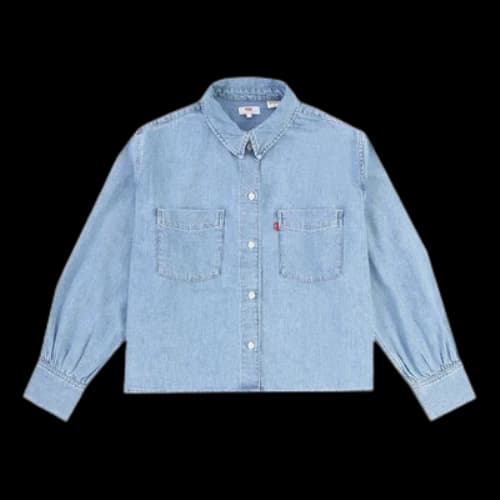 Levi's Ice Cool Series Cotton And Linen Denim Shirt Blue
