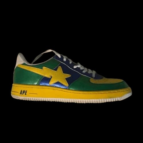Bapesta FS-001 Low 'Yellow Green Blue'