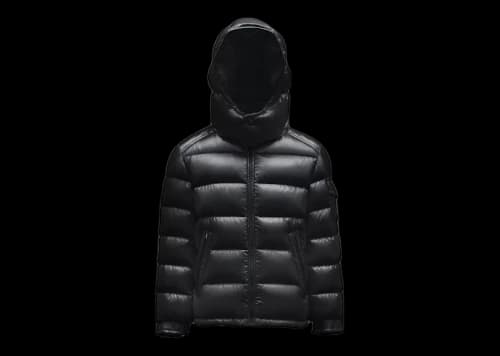 Moncler Boy's New Maya Short Down Kid's Jacket Black