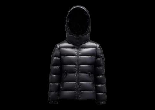 Moncler Girl's Bady Short Down Kid's Jacket Black