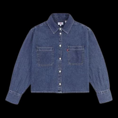 LEVI'S Levis Lapel Denim Shirt Denim-Blue