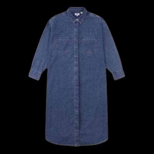 LEVI'S Levis Lapel Pocket Long Forked Denim Shirt