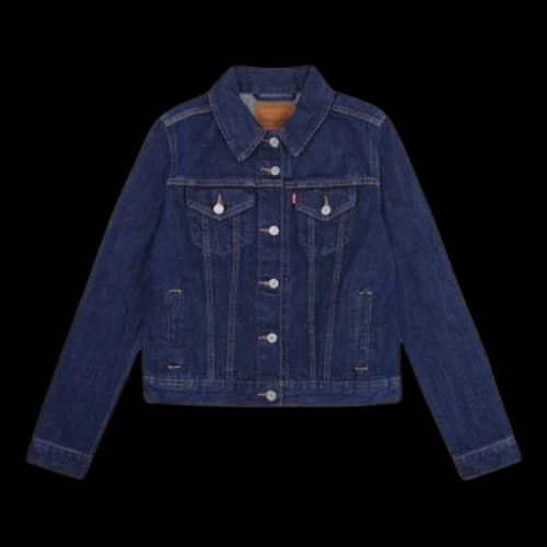 To Be Defined Levis Single-Breasted Denim Jacket Denim-Color