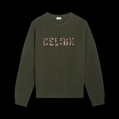 CELINE Oversized Sweater 'Khaki'