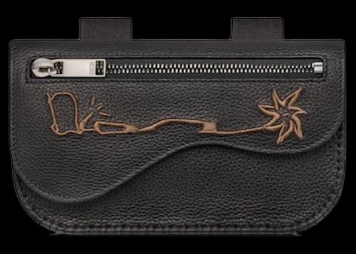 Dior x CACTUS JACK Saddle Arm Pouch Black