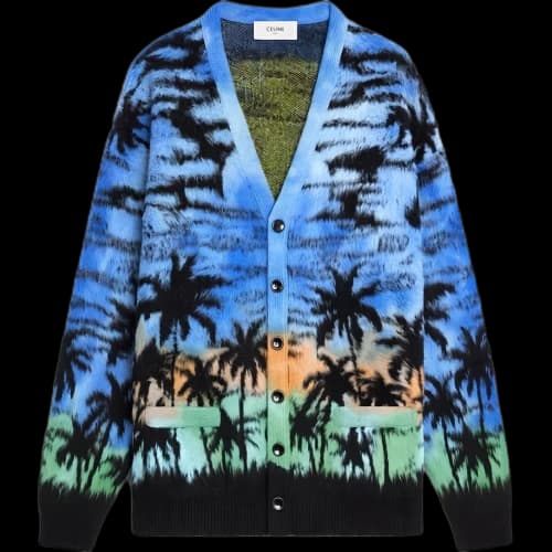 CELINE Sunset Cardigan 'Blue'
