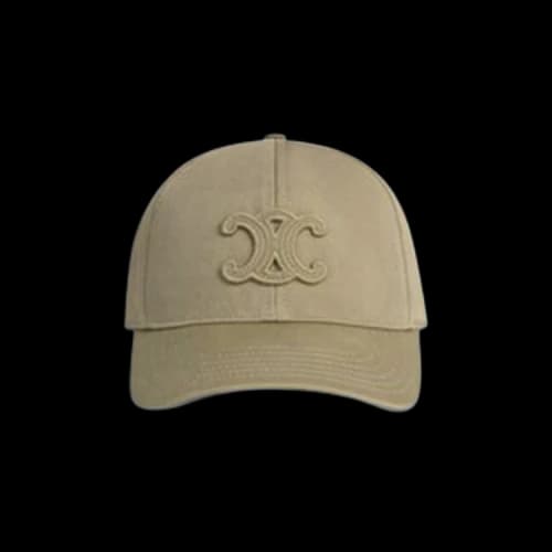 CELINE Triomphe Baseball Cap 'Olive'