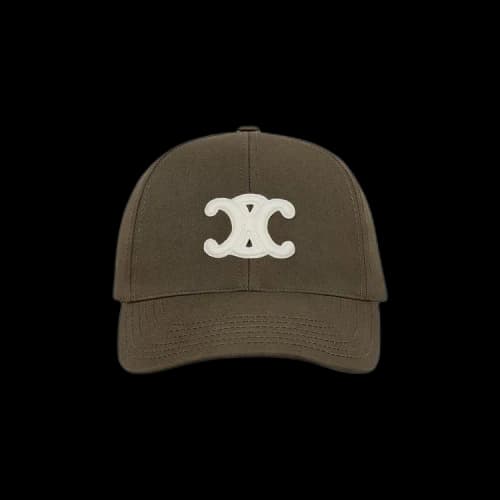 CELINE Triomphe Baseball Cap 'Khaki'