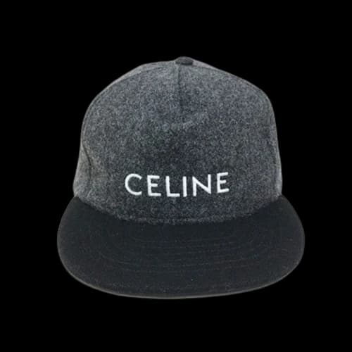 Celine Wool Cap Grey/Black