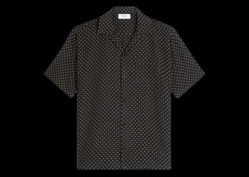 Celine Hawaiian Printed Viscose Shirt Noir/Craie