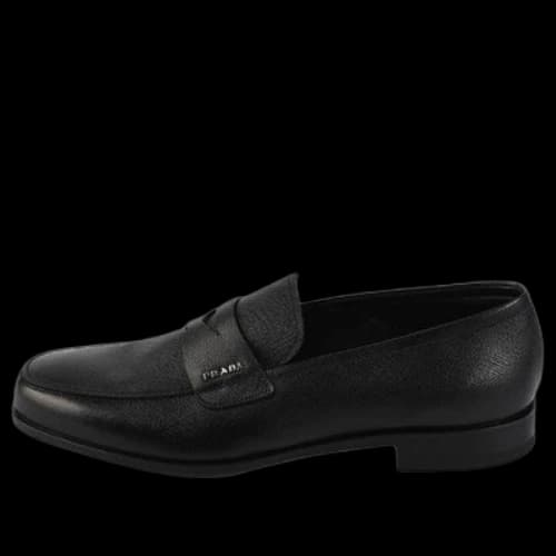 PRADA Saffiano Penny Loafers 'Black' (Women's)