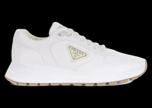 Prada PRAX 01 Sneakers Re-Nylon Brushed Leather Avorio