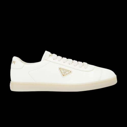 Prada Deerskin Leather Sneaker 'Ivory'