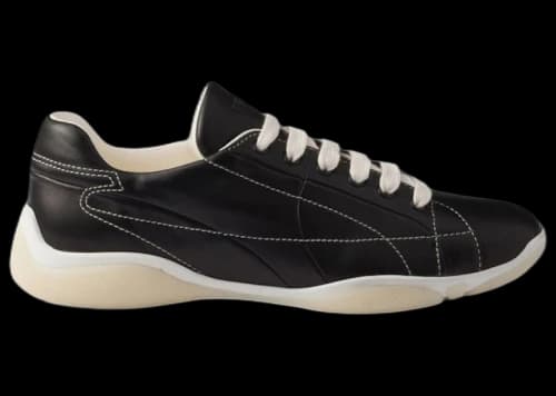 Prada Nappa Leather Sneakers Black