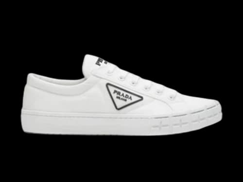 Prada Wheel Cassetta Low White White Black