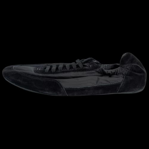 Prada Collapse Sneakers Re-Nylon Suede Elasticized Black