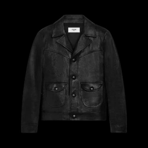 CELINE Straight Cut Blouson Jacket 'Black'