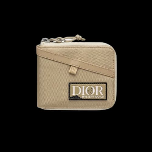 Dior Zipped Wallet 'Beige'