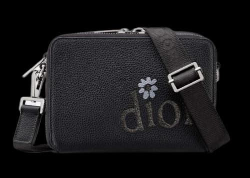 Dior x ERL Pouch with Strap Black