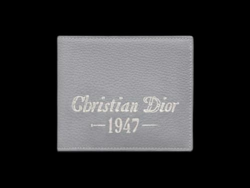 Dior by Birkenstock Christian Dior 1947 Signature (8 Card Slot) Wallet Dior Gray