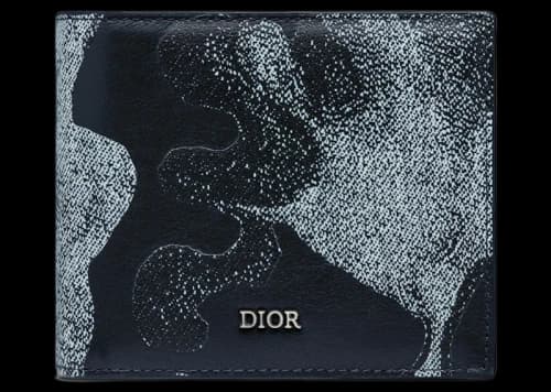 Dior x Peter Doig Wallet Blue