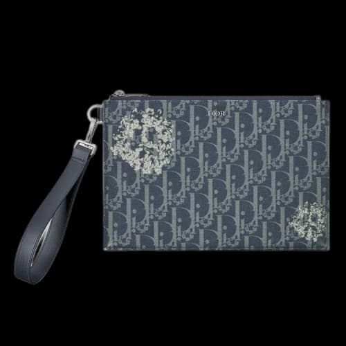 Dior x Denim Tears A5 Pouch 'Blue'
