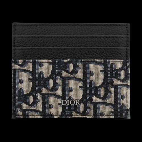 Dior Oblique Card Holder 'Black'