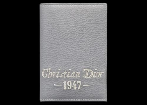 Dior Bi-Fold Card Holder Gray