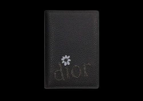 Dior x ERL Bi-Fold Card Holder Black