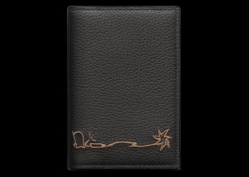 Dior x CACTUS JACK Bi-Fold Card Holder Black
