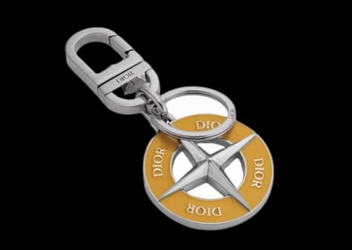 Dior x Stone Island Key Ring Yellow