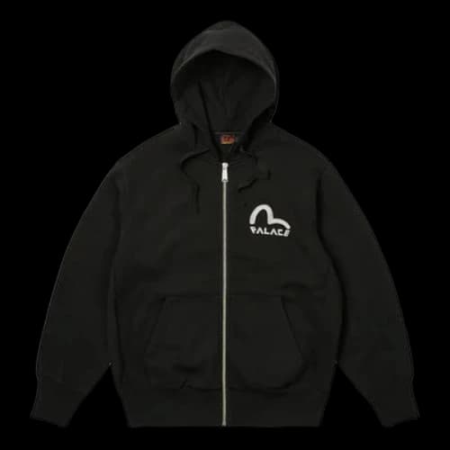Palace x Evisu Zip Hoody Jacket 'Black'