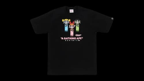 BAPE x Power Puff Girls Baby Milo Tee Black