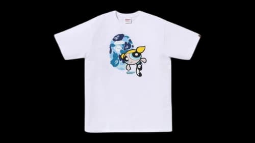 BAPE x Power Puff Girls Ape Head Bubbles Tee White