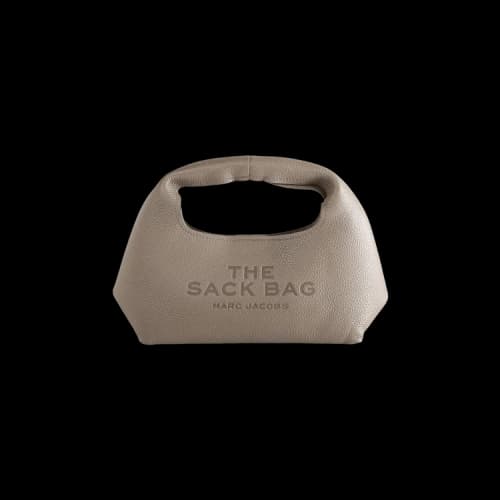 Marc Jacobs The Mini Leather Sack Bag Cement