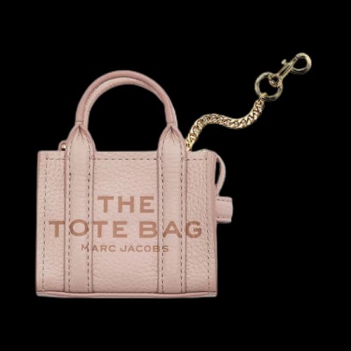 Marc Jacobs The Nano Tote Charm Bag Rose