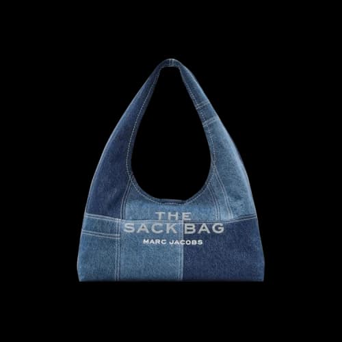 Marc Jacobs The Sack Denim Bag Blue Denim