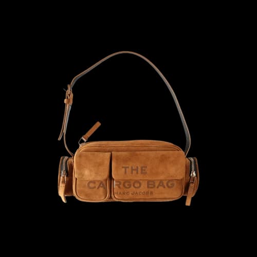 Marc Jacobs The Cargo Suede Cargo Shoulder Bag Copper