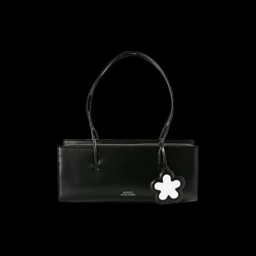 Marc Jacobs The Mirror Satchel Glam Bag Black