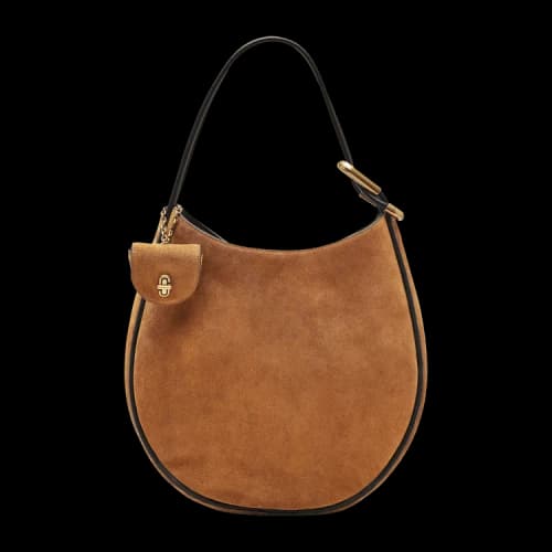 Marc Jacobs The Large Suede Dual Hobo Bag Copper
