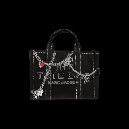 Marc Jacobs The Medium Tote Chain Print Black