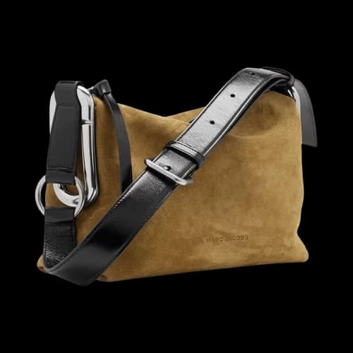 Marc Jacobs Suede Scene Medium Shoulder Bag 'Hazelnut'