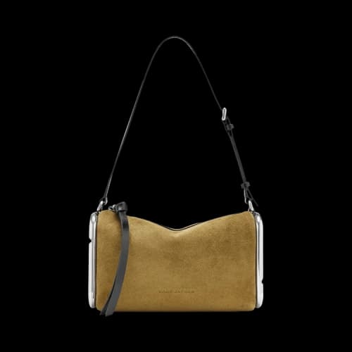 Marc Jacobs Suede Scene Small Shoulder Bag 'Hazelnut'