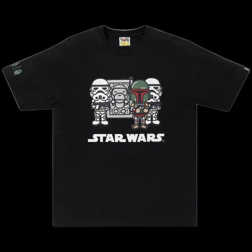 BAPE x Star Wars Baby Milo Carbonite Tee 'Black'
