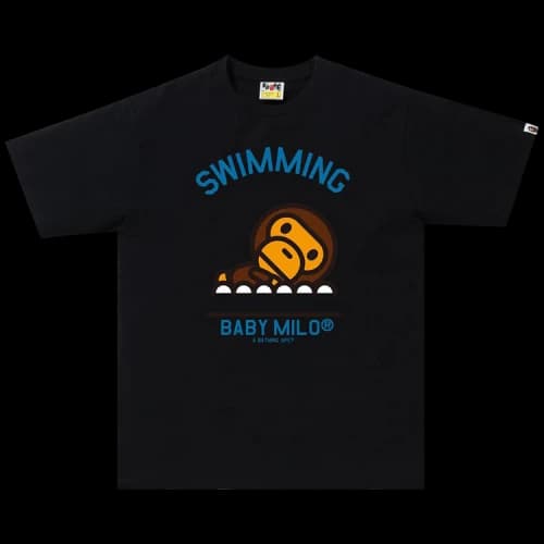 BAPE Milo Swimming Sports Tee 'Black'