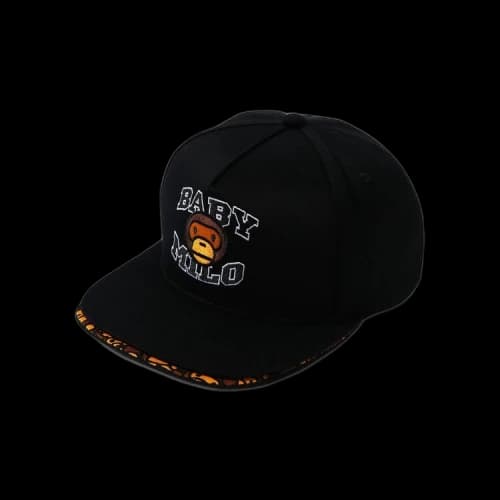 BAPE Double Visor Milo Snap Back Cap 'Black'