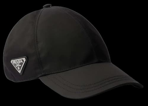 Prada Re-Nylon Baseball Cap Black