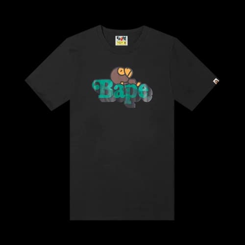 BAPE Color Camo Milo On Bape Tee 'Black/Green'