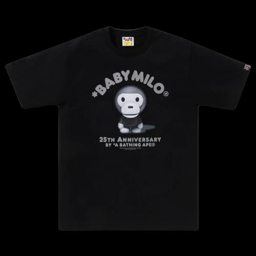 BAPE Baby Milo 25th Anniversary Photo Tee 'Black'